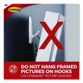 thumbnail image 5 of General Purpose Hooks, Large, Plastic, White, 5 lb Capacity, 12 Hooks and 18 Strips/Pack | Bundle of 2, 5 of 9