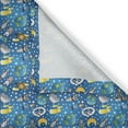 thumbnail image 6 of Ambesonne Space Grommet Curtain, Alien and Human Astronaut, 50" x 54", Blue Grey Yellow, 6 of 6