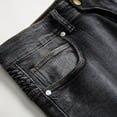 thumbnail image 5 of cllios Mens Distressed Biker Slim Jeans Stretched Ripped Denim Pants Skinny Destroyed Fashion Stretch Jeans, 5 of 9