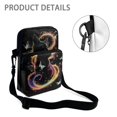 thumbnail image 5 of FUIALDOLG Crossbody Bag with Glowing Cat Butterfly, Zippered 2-Layer over Shoulder Bags for Women Crossbody Shoulder Bag, 5 of 8