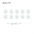 thumbnail image 4 of Makeup Mirror Light Bulb Lights Make Up Dimmable LED Wall Lamp 6 10 14Bulbs Kit for Dressing Table ,Widely Use, 4 of 13