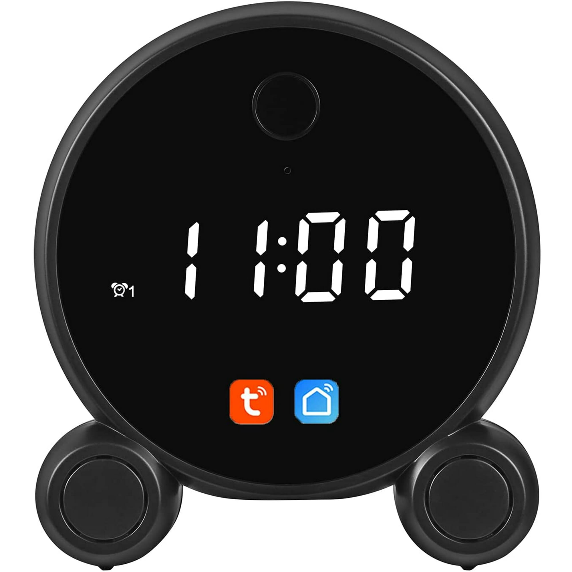 Black Clock Homemade Sex Videos - Tuya Smart Life Mini Camera Alarm Clock, Wireless WiFi Battery Digital HD  1080P Motion Detection Recorder Video Intercom Home Surveillance,Black,Clock+  32GB | Walmart Canada