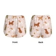 thumbnail image 3 of Daiia Star Cute Dog Pattern Women's 2 in 1 Running Shorts - Lightweight Athletic Workout Gym Yoga Shorts Liner with Phone Pockets-X-Large, 3 of 7