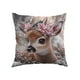 thumbnail image 2 of Fundas de almohada navideñas | Fundas decorativas para cojines de 45 x 45 cm | Tejido suave y afelpado con cremallera oculta para sofá, cama, sala de estar y decoración del hogar., 2 of 6