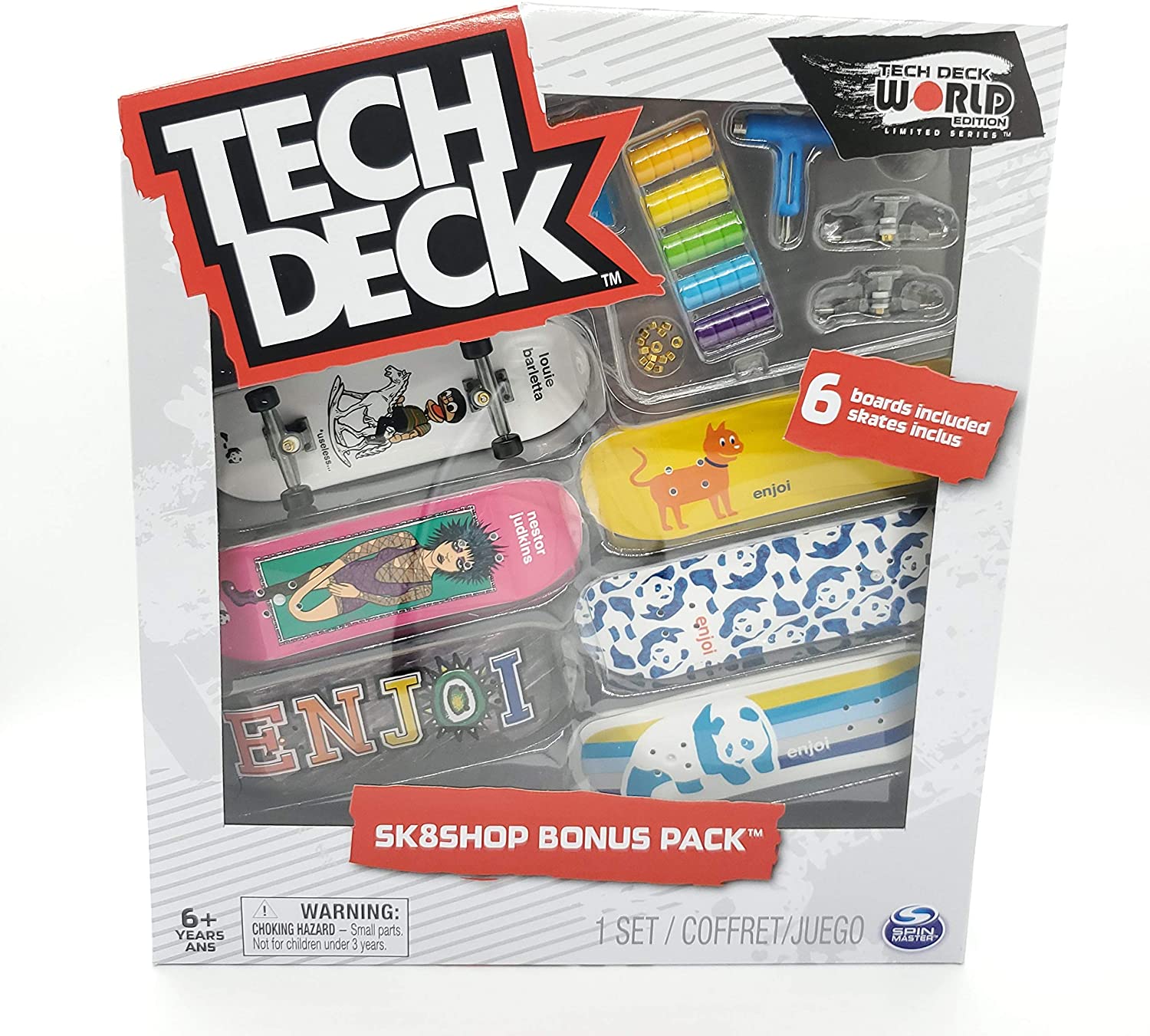 Finger Board Tech Deck Bonus Pack World Edition Limited Series