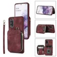 thumbnail image 1 of For Samsung Galaxy S20 Zipper Card Bag Back Cover Phone Case, 1 of 5