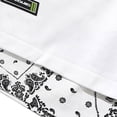 thumbnail image 5 of Vibrex Men's Shorts, Men's Double-layer Trendy Printed Casual Sports Shorts, White_2XL, 5 of 9