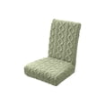 thumbnail image 2 of Stretch Chair Cover | Removable Washable Slipcover for Dining Chairs, Office Chairs & Kitchen Chairs | Elastic Jacquard Velvet Polyester Fabric | Home, Banquet & Hotel Use | Easy Install & Clean, 2 of 6