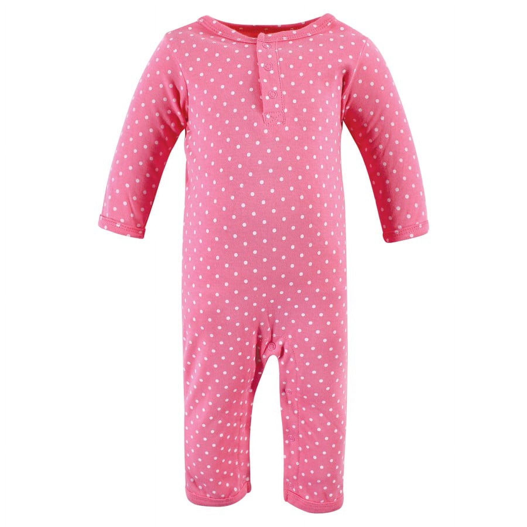 Hudson Baby Infant Girls Cotton Coveralls, Cuteasaurus, 0-3 Months