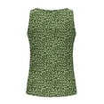 thumbnail image 5 of up to 60% off Gifts Usmixi Womens Tank Tops Beach Fashion Slim Fit Lightweight Button up Tshirts Vest Summer Trendy Marbled Print V-Neck Sleeveless Shirts Blouse Green l, 5 of 5