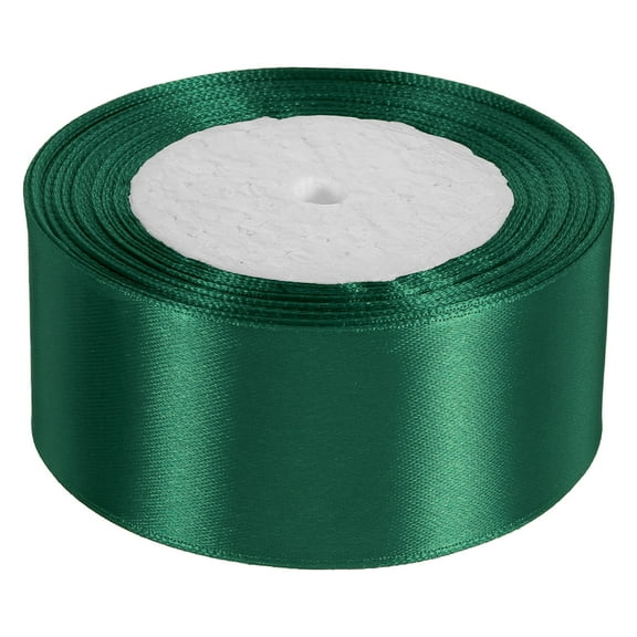 OUNONA Dark Green Polyester Ribbon for Wrapping, Crafts, Decorations, Packaging, Projects, Versatile and