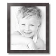 thumbnail image 2 of ArtToFrames 13x16" Sloped Dark Walnut Picture Frame, Brown Wood Poster Frame, with Regular Glass and 2 (FBPL-4820), 2 of 7