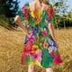 thumbnail image 5 of Vestido hawaiano aloha DISEÑO TROPICAL HAWAIANO Vestido de manga corta vestidos de manga larga Ropa de playa Vestido de noche para mujer Vestido, 5 of 7