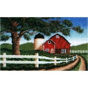 Caron Wonderart Latch Hook Kit, Country Barn