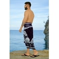 thumbnail image 5 of HAPPY BAY Men's Standard Vacation Dashiki Sarong Full Pareo Beach Wrap One Size Prussian, Fish Summer Vacation Party, 5 of 5
