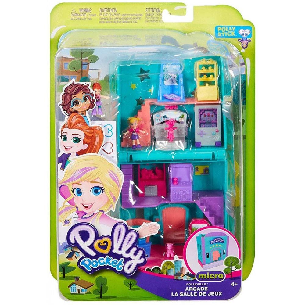 Polly Pocket Pollyville Arcade Playset With Micro Polly & Lila Dolls - image 7 of 7