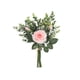 thumbnail image 2 of Ramo de rosas artificiales | Flores de seda sintéticas para arreglos de suelo de boda | Rosas de seda realistas en blanco, rosa, amarillo y verde | Regalo decorativo hipoalergénico, 2 of 6