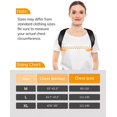 thumbnail image 2 of Compact Posture Corrector For Men And Women, Adjustable Upper Back Brace For Clavicle Support, Neck, Shoulder, And Back Pain Relief, Invisible Comfortable Back Straightener, L, 2 of 5