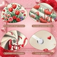 thumbnail image 4 of Pink Cherry Blossom Love Banner Red Heart Romantic Display Cartoon s Golden Love Backdrop for Valentine's Day Anniversary Romantic Date, 4 of 9