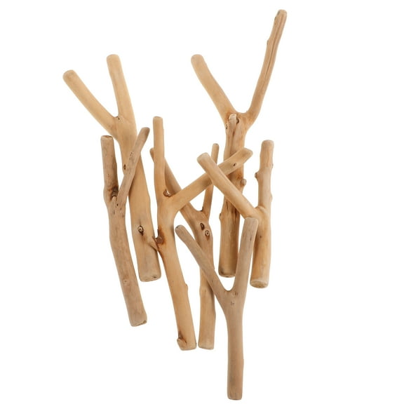 ORDDIART Driftwood Pieces 1 Set Wooden Stick Beige Unique Shapes For Rustic Porch Decor