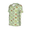 thumbnail image 6 of Fotbe Cute Chubby Frog Baseball Jersey Shirt for Men and Women, Casual Short Sleeves Button Down T-Shirt-3X-Large, 6 of 9