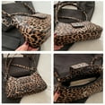 thumbnail image 5 of FENOHREFE Fashionable Leopard Print Purse PU Leather Crossbody Shoulder Bag Casual Underarm Bags for Travel and Casual Outings, 5 of 8