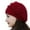Red, variant on Winter Beret Hats for Women Fashion Flower Knit Crochet Warm Caps Berets Hat