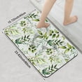 thumbnail image 3 of 1pc Green Leaf Bathroom Rug Bathroom Decor and Accessories- Durable,Anti Slip,And Quick Drying,Suitable For Indoor/outdoor Use - Perfect For Bathrooms,Bedrooms,Kitchens, 3 of 9