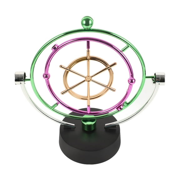 ULTNICE 1 Pc Magnetic Sculpture Perpetual Motion Machine Ornament Plastic Multi Colored Physics Laws Illustration