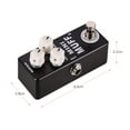 thumbnail image 2 of MOSKY Mini Muff Fuzz Distortion Pedal with 1/4" Mono Jack, Compact 9.3cm Design, 9V DC Power (Adapter Not Included), 2 of 6