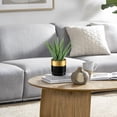 thumbnail image 2 of Planta artificial de agave Briful, suculenta, 31 cm, color negro dorado, 2 of 6