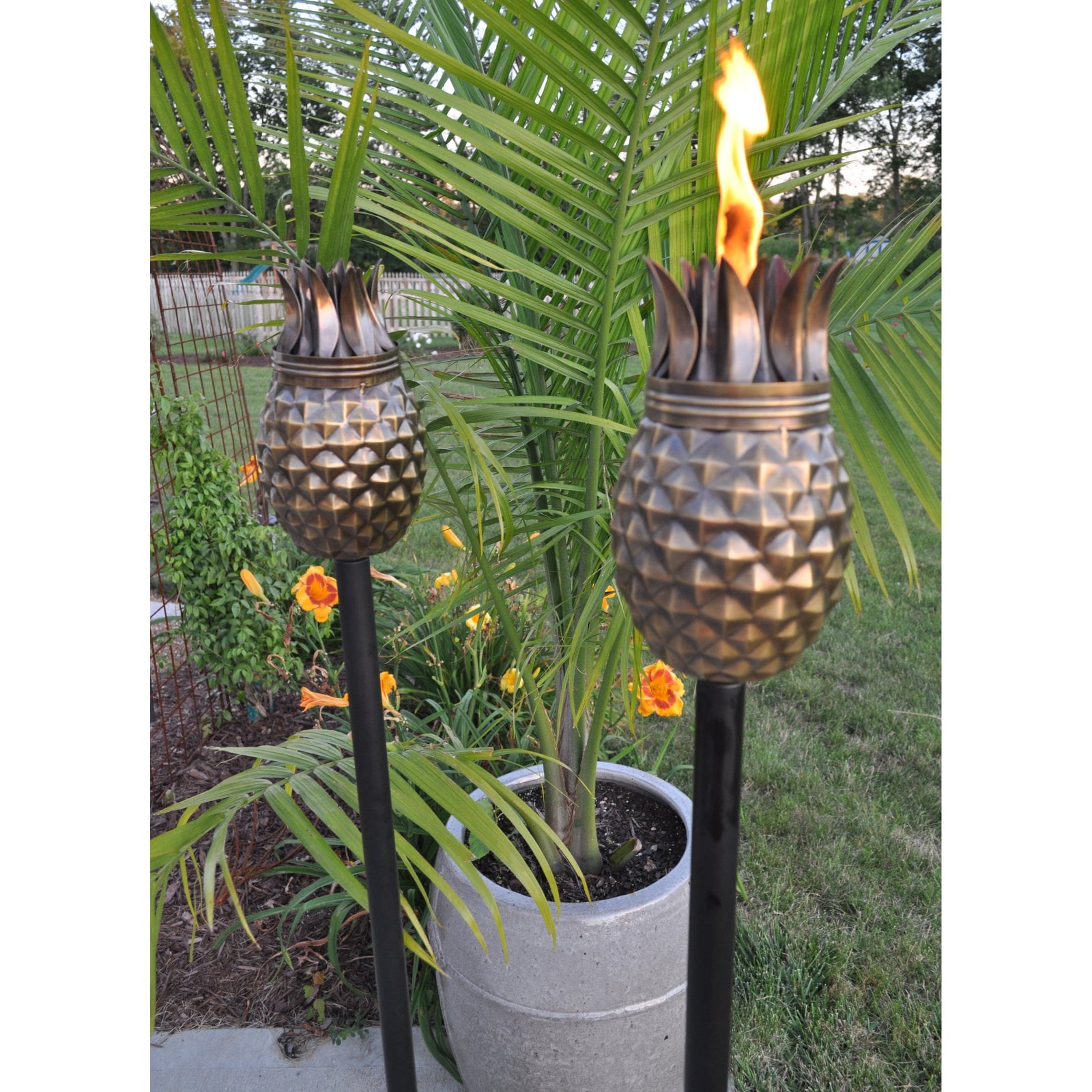 Pineapple Tiki Torch
