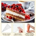 thumbnail image 3 of 400 Pieces Disposable Piping Bags 16 Inch Anti-burst Pastry Icing Bags Large Baking Supplies Cake Thickener Decorating for Pastry Icing Cream Cupcake Decorating Frozen Cookies, 3 of 5