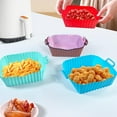 thumbnail image 4 of 55cm Mint Amazon Spot Air Fryer Mat Thickened Food Grade Silicone Baking Mat Home Air Fryer Baking Tray, 4 of 8