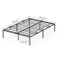 thumbnail image 3 of Coolmee Metal Platform Bed Frame with Sturdy Steel Bed Slats Easy to Assemble Full Size，Black, 3 of 8