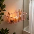 thumbnail image 4 of Metal Wall Basket Organizer, No-Drill Storage Rack for Kitchen, Bathroom & Bedroom, Multi-Color Metal Wire Basket for Spices, Toiletries & Sundries, 4 of 5