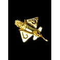 thumbnail image 4 of Across The Puddle, Ancient Golden Jet-3 Necklace | 24k Gold Plated Golden Flyer | Pre-Columbian Quimbaya Flyer | Ancient Aircraft | Original Golden Jets Collection, 4 of 6