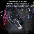 thumbnail image 6 of Smart Touch Screen Bluetooth Headset, Wireless Earphones Noise Cancelling Earbud, Touchable Screen Bluetooth Headset Office, Waterproof Wireless Bluetooth Headphon (Color : Champagne), 6 of 7