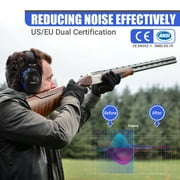 Tacklife Shooting Ear Protection for Gun Range, SNR 34 dB Hearing Protection - HNRE1 - Blue