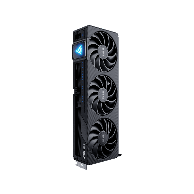 GUNNIR Intel Arc B570 Photon 10G OC Gaming Graphics Card (PCIe 4.0, 10GB GDDR6, HDMI 2.1) Black