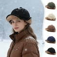 thumbnail image 1 of Sombrero De Fibra De Poliéster Gorro de invierno cálido con orejeras de pico de pato verde militar con lengüeta y protección para las orejas (1 unidad) JASKFLY, 1 of 9