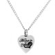 thumbnail image 1 of Collar conmemorativo Retro para mascotas, colgante en forma de corazón con soporte para cenizas de perro y gato, 1 of 5