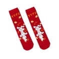 thumbnail image 2 of Medias novedosas para niños, calcetines cálidos de invierno, medias largas para niñas pequeñas. Rojo, 2 of 9