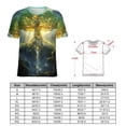 thumbnail image 2 of Tree with Life Women's T-Shirt Short Sleeve T Shirts Tops Tee Ladies Loose T, 2 of 6