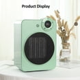 thumbnail image 4 of Mistaha 2000W Touch Screen Heater Fan with Remote Control - Green Color, Adjustable 3 Gears, Timer, Oscillation, Cold & Warm Air, 110V-220V, 4 of 7