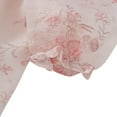 thumbnail image 4 of Femmes d'Été Bouffi Manches Robe de Bal Vintage Imprimé Carré Dentelle Tulle Taille Haute Robe Fluide, 4 of 6