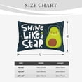 thumbnail image 6 of Balery Avocado in Space1 Bedding Queen Pillow Cases - Envelope Closure - Soft Brushed Microfiber Fabric - Shrinkage and Fade Resistant Pillow Cases-20"x30", 6 of 9