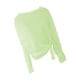 thumbnail image 3 of Camisetas de manga larga para mujer, túnicas con abertura lateral, blusas finas para club, bar, verano verde, 3 of 9