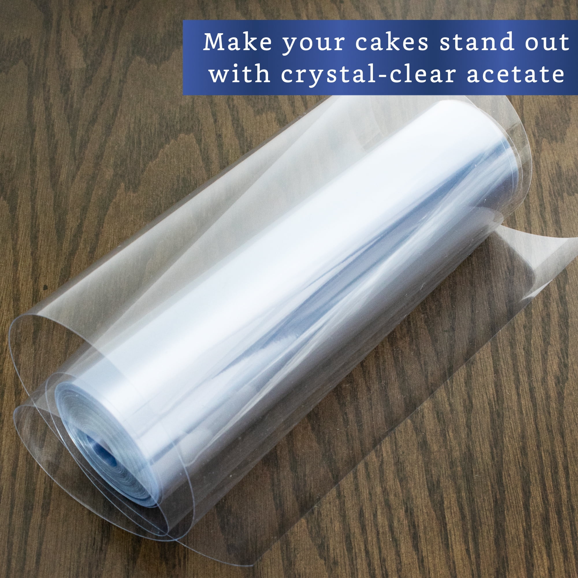 Cake Collar Acetate Roll 2 x 600 in (50ft) - Cake Collar 2 in - Acetate  Cake Collars - Acetate Sheets for Baking - Cake Ring Sleeves - Cake  Wrapping