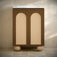 thumbnail image 6 of Plaisir II 24" Freestanding Bathroom Vanity in Brown Oak with Sink Top, 6 of 9